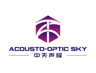 陳國(guó)偉的中天聲耀（英文名：Acousto-Optic Sky）logo設(shè)計(jì)