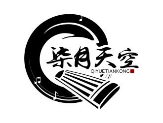 周戰(zhàn)軍的柒月天空logo設(shè)計(jì)