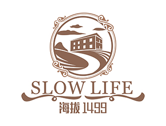 鄧建平的slow life海拔1499logo設(shè)計