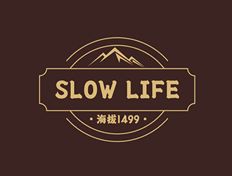 吳曉偉的slow life海拔1499logo設(shè)計