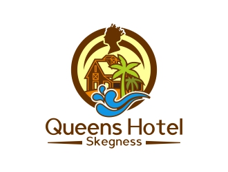 周戰(zhàn)軍的Queens Hotel Skegnesslogo設(shè)計(jì)