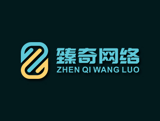 鄭錦尚的杭州臻奇網(wǎng)絡科技有限公司logo設計