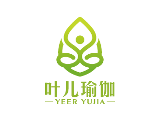 王濤的葉兒瑜伽logo設(shè)計(jì)