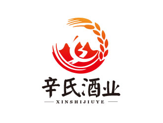 朱紅娟的辛氏酒業(yè)logo設(shè)計(jì)