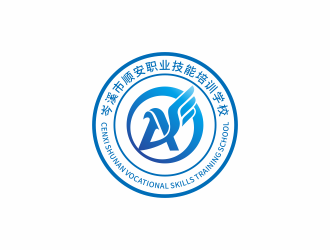 何嘉健的岑溪市順安職業(yè)技能培訓學校有限公司logo設計