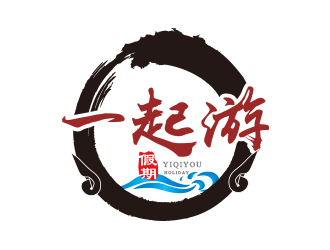 黃安悅的一起游假期logo設(shè)計(jì)