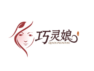 郭慶忠的巧靈娘（非卡通設計）logo設計