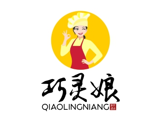 巧靈娘（非卡通設計）logo設計