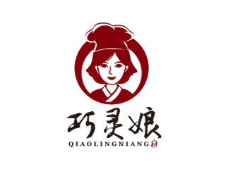 朱紅娟的巧靈娘（非卡通設計）logo設計