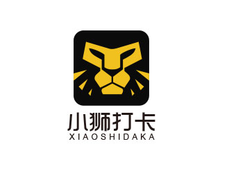 朱紅娟的小獅打卡logo設(shè)計