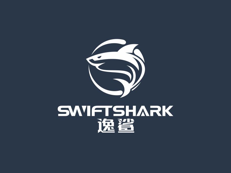 逸鯊swiftsharklogo設計