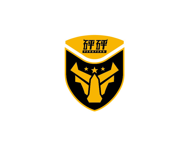 以砰砰商標元素為基礎(chǔ),設(shè)計一個徽章LOGOlogo設(shè)計