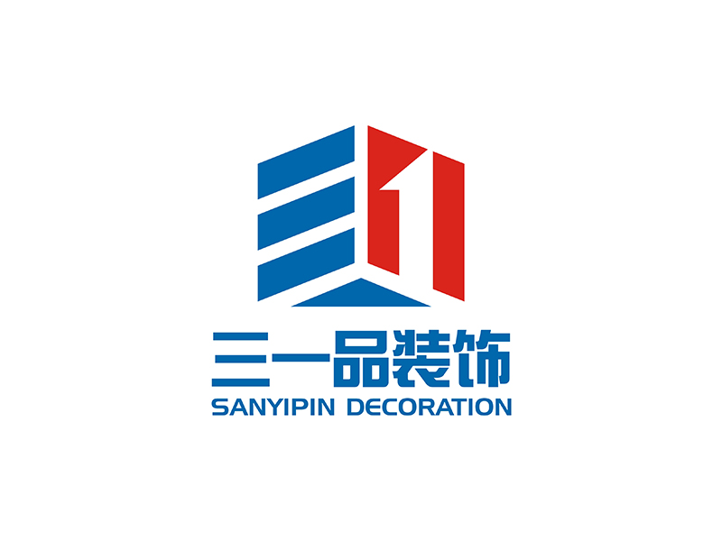 周都響的三一品裝飾logo設計