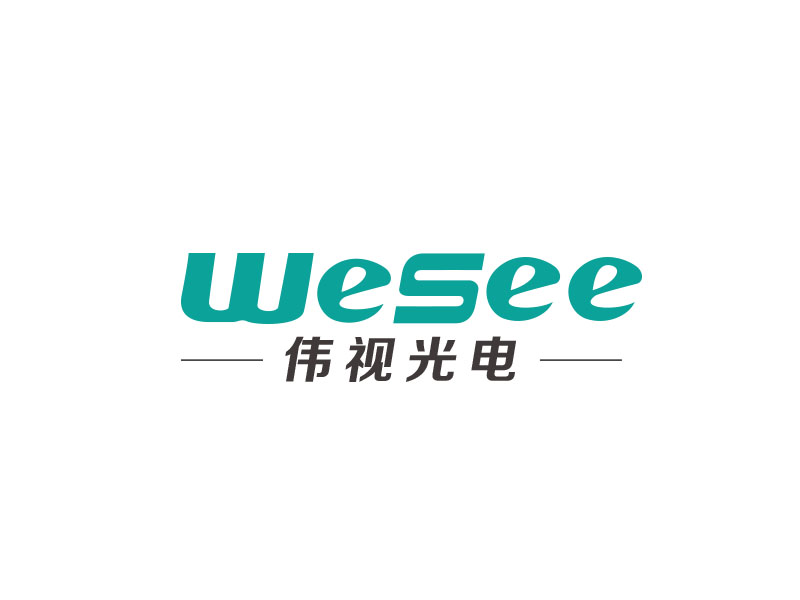 朱紅娟的WeSee   偉視光電logo設(shè)計(jì)