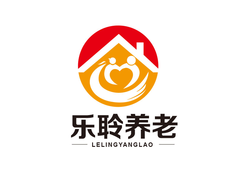 朱紅娟的樂聆養(yǎng)老logo設(shè)計(jì)