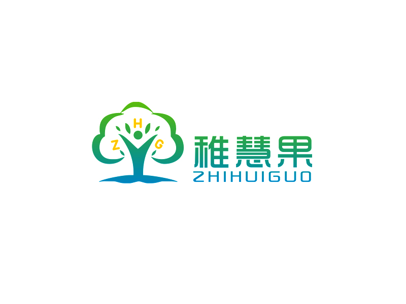 李杰的稚慧果logo設計