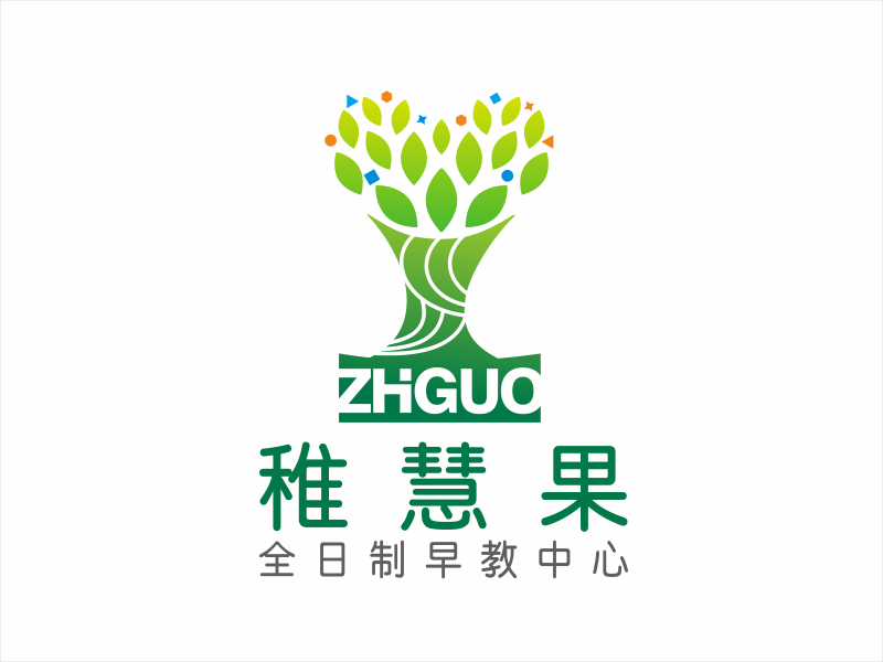 陳波的稚慧果logo設計