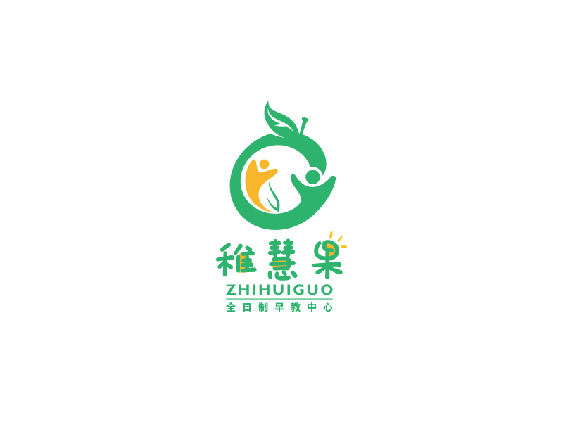 黃安悅的稚慧果logo設計