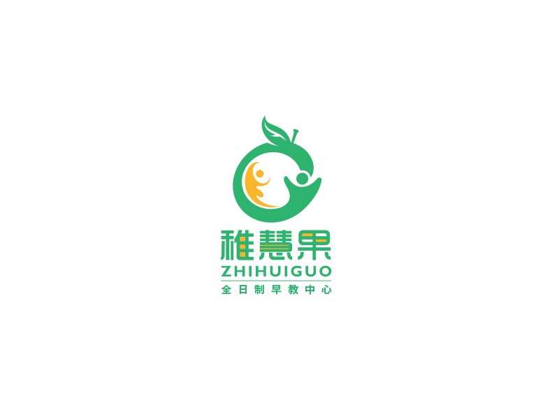 黃安悅的稚慧果logo設(shè)計