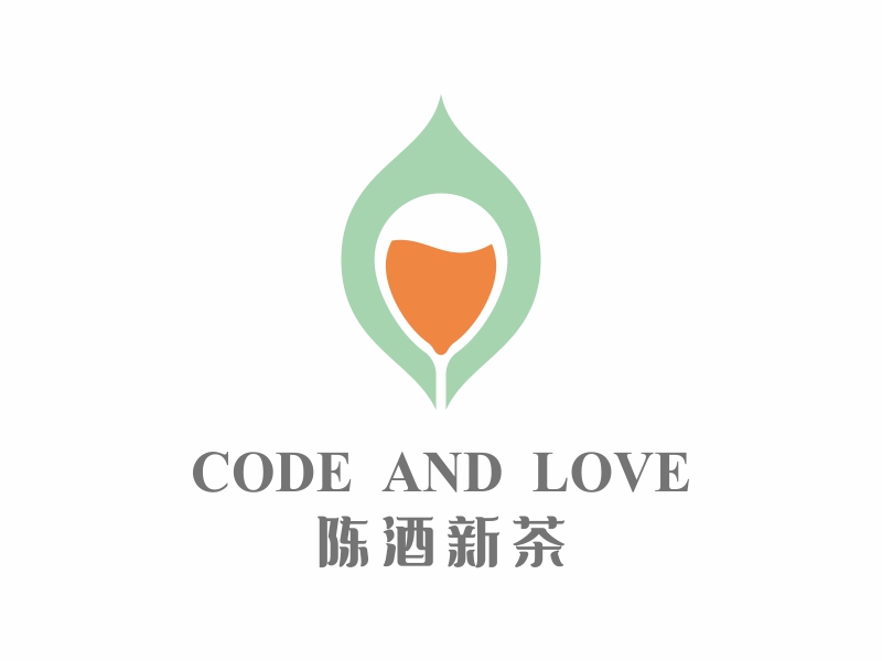 夏家偉的陳酒新茶logo設(shè)計(jì)