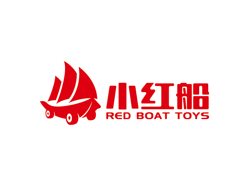 王濤的小紅船 RED BOAT TOYSlogo設(shè)計(jì)