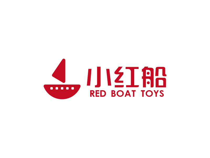 張俊的小紅船 RED BOAT TOYSlogo設(shè)計(jì)