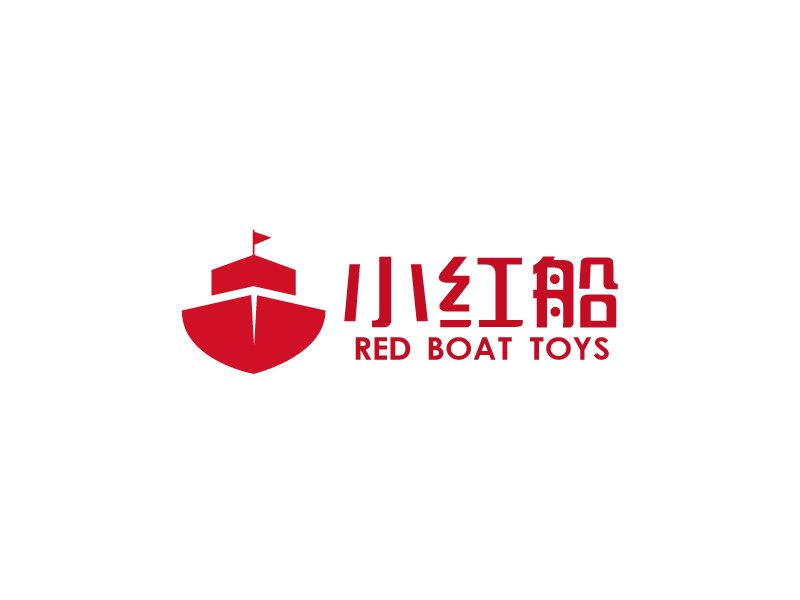 張俊的小紅船 RED BOAT TOYSlogo設(shè)計(jì)