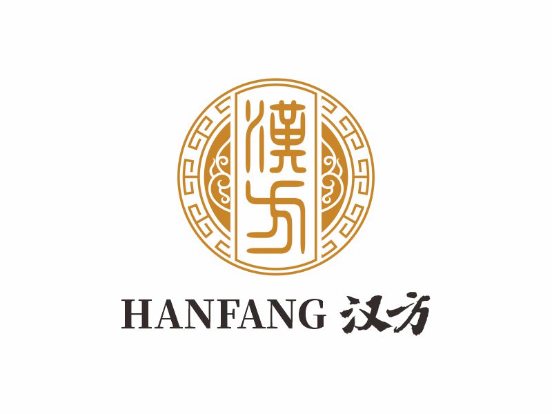 何嘉健的HANFANG漢方logo設(shè)計(jì)