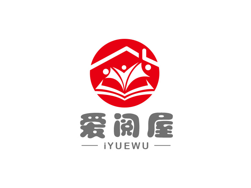 朱紅娟的愛閱屋logo設(shè)計(jì)