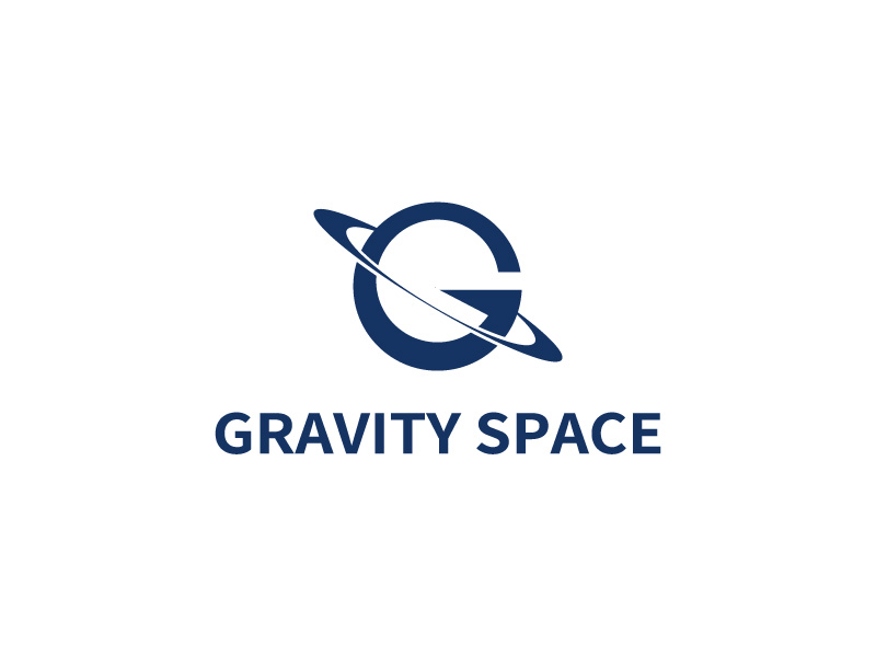 張俊的GRAVITY SPACE黑白色logo設計