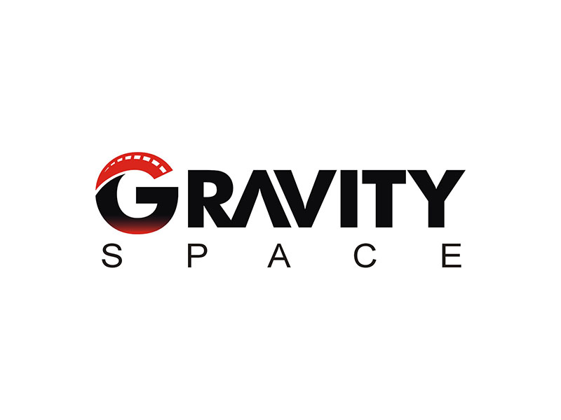 周都響的GRAVITY SPACE黑白色logo設計