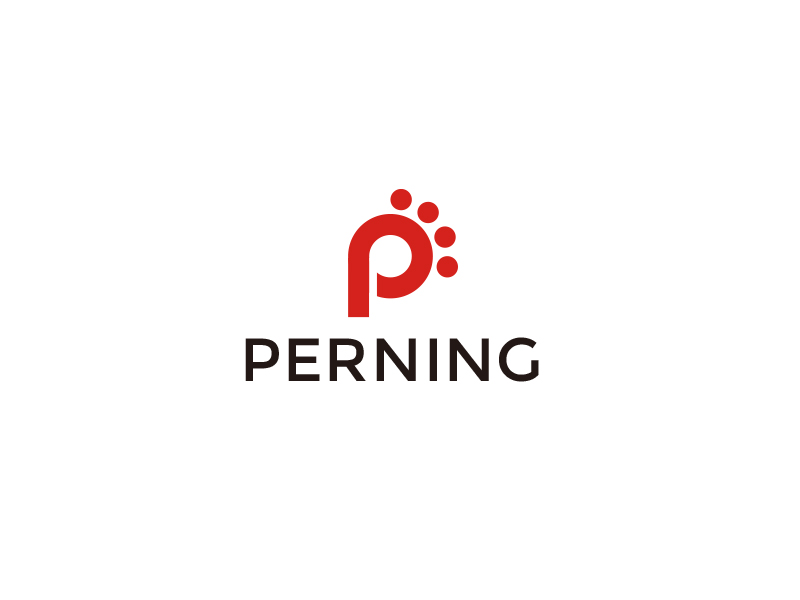 高明奇的PERNING寵物用品logo設(shè)計