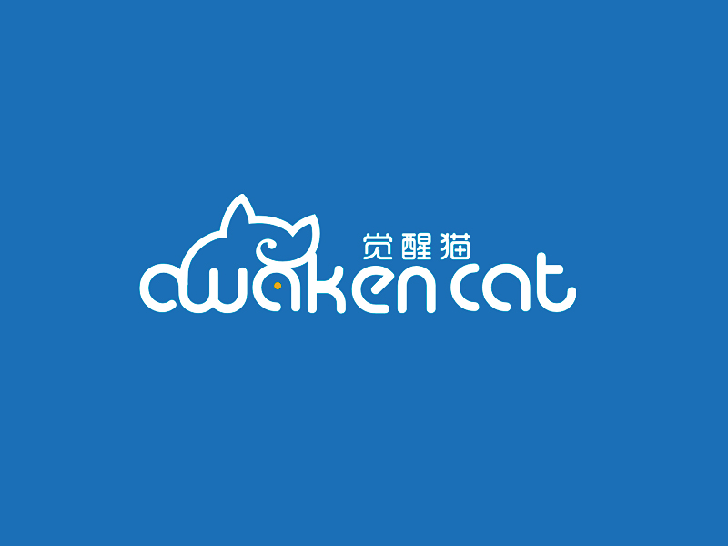 李杰的覺(jué)醒貓 AWAKEN CATlogo設(shè)計(jì)