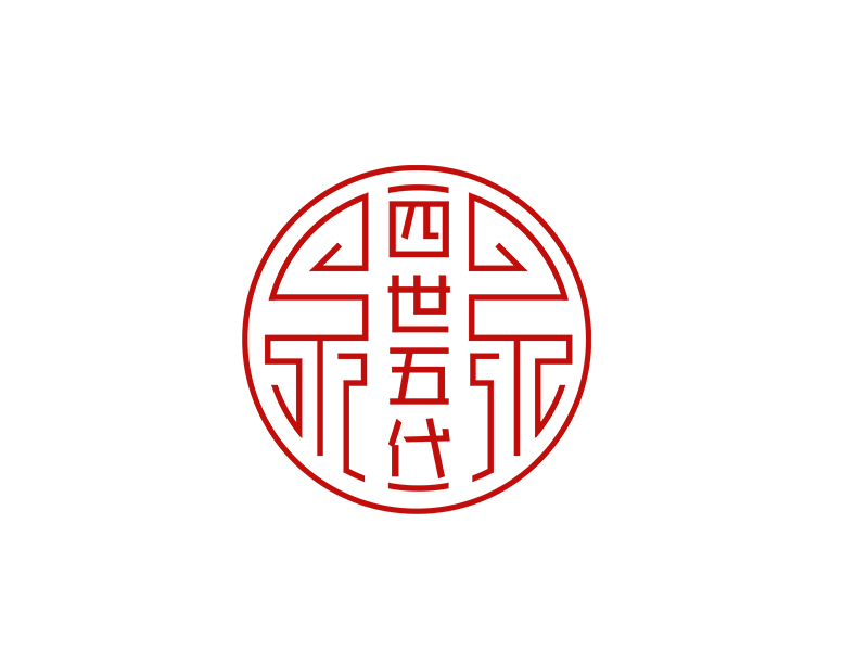 李杰的四世五代logo設(shè)計