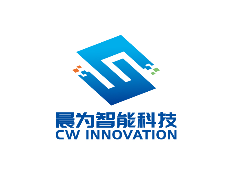 葉美寶的晨為智能科技 CW Innovationlogo設(shè)計