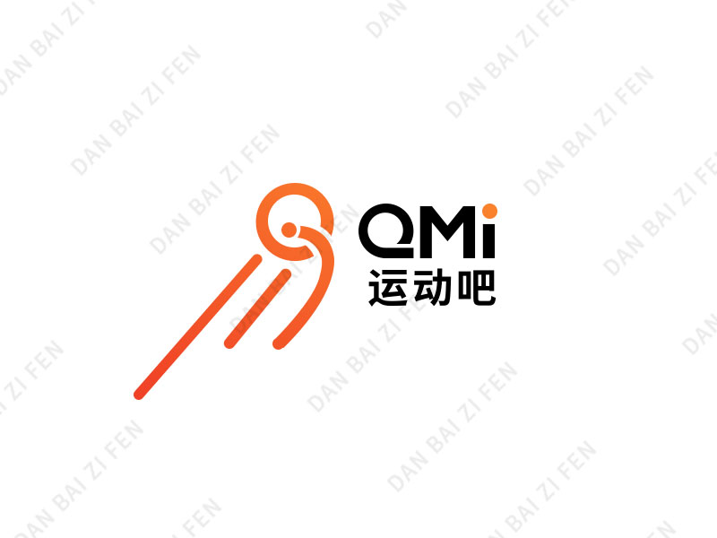 印蕾的QMIsport全民健身logo設(shè)計