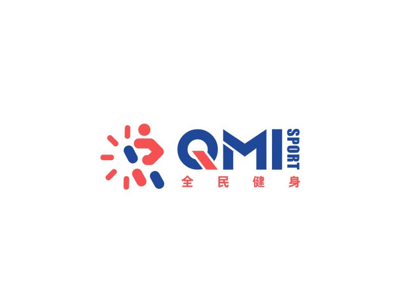 姜彥海的QMIsport全民健身logo設(shè)計