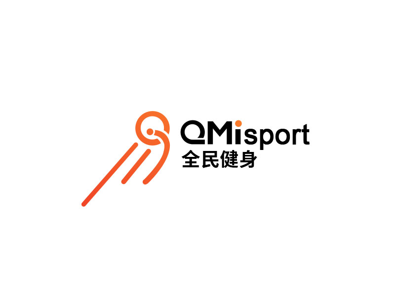 印蕾的QMIsport全民健身logo設(shè)計