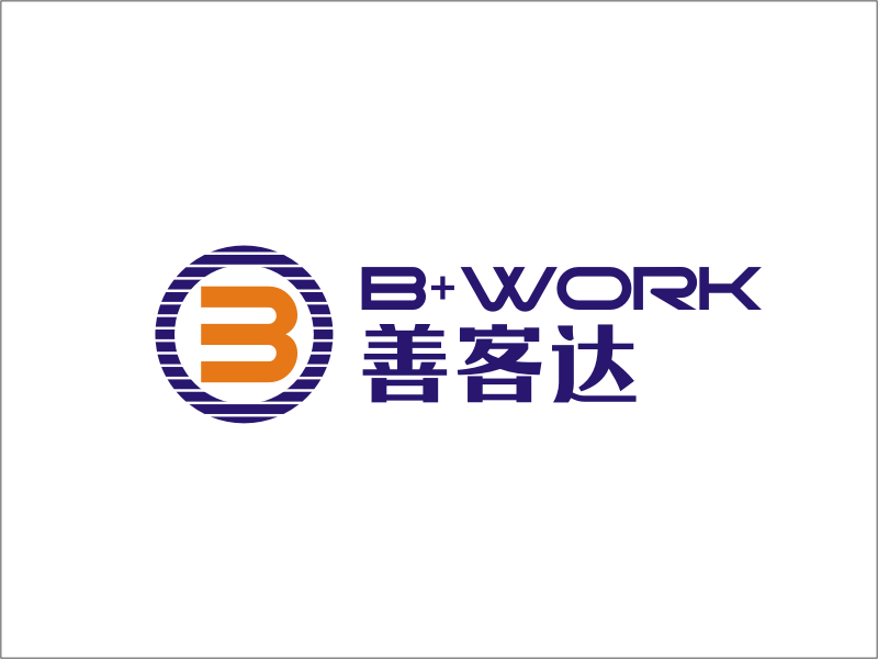 梁宗龍的B+WORK  善客達(dá)logo設(shè)計(jì)