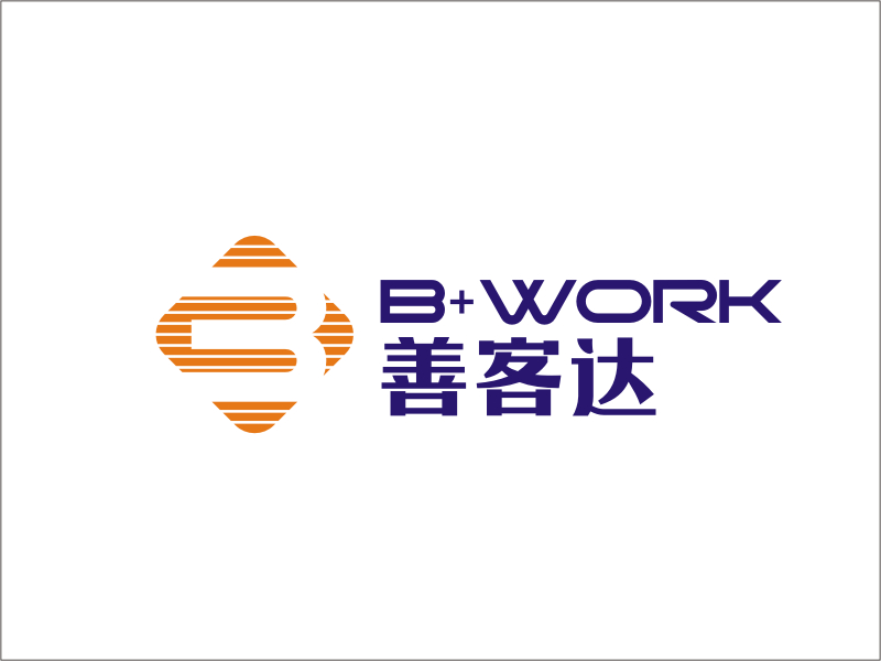 梁宗龍的B+WORK  善客達logo設計