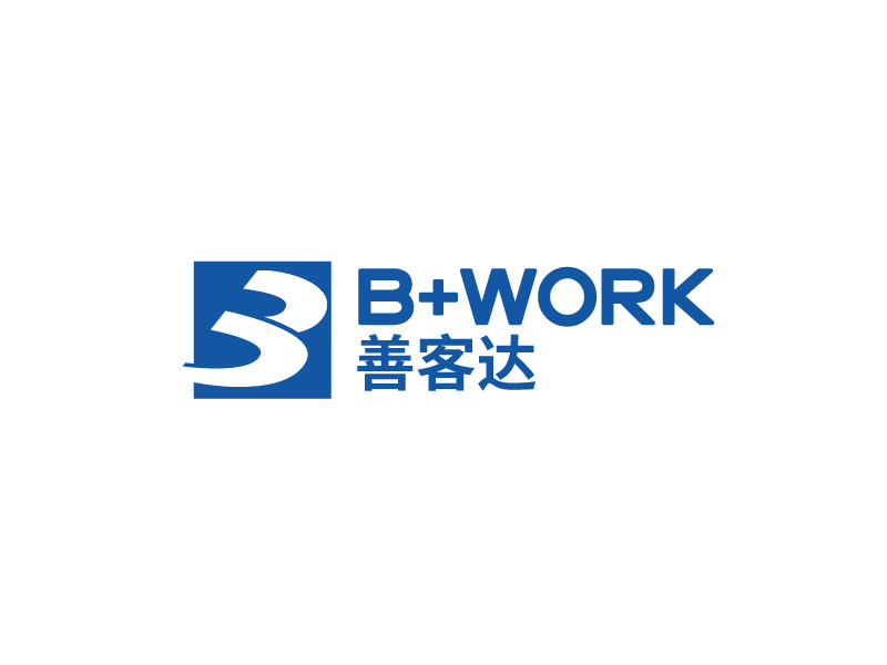 張俊的B+WORK  善客達(dá)logo設(shè)計(jì)