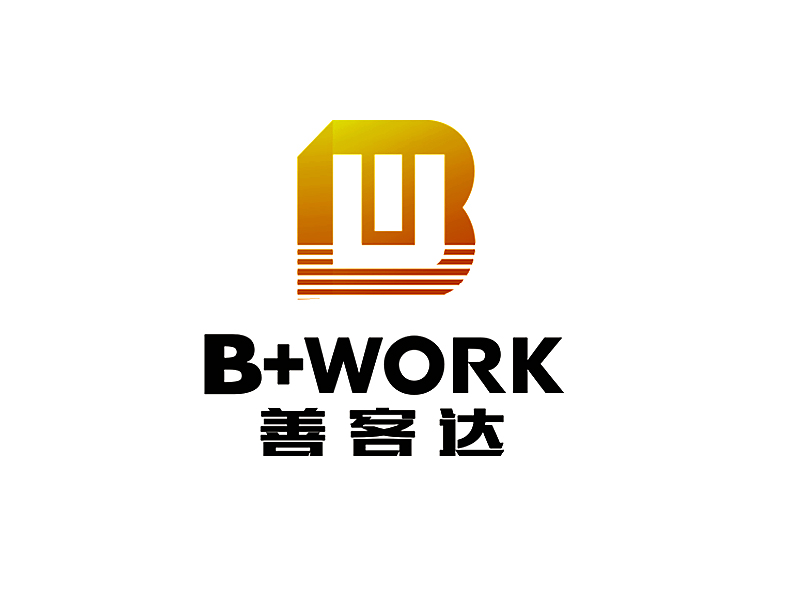 李杰的B+WORK  善客達logo設計