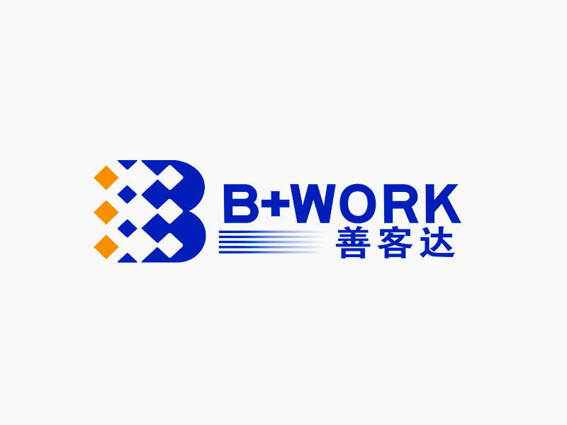 李杰的B+WORK  善客達logo設計