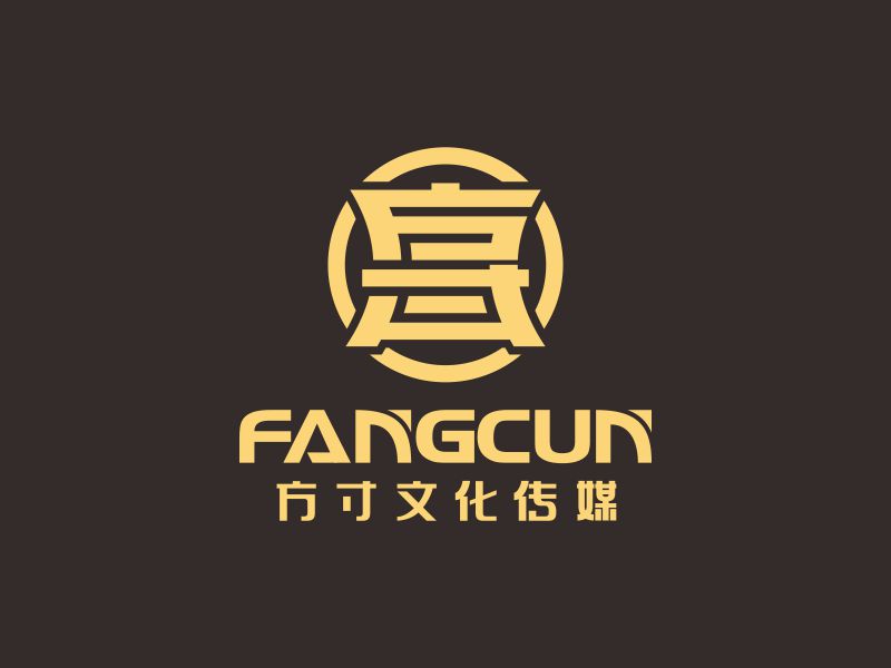 何嘉健的方寸文化傳媒logo設計