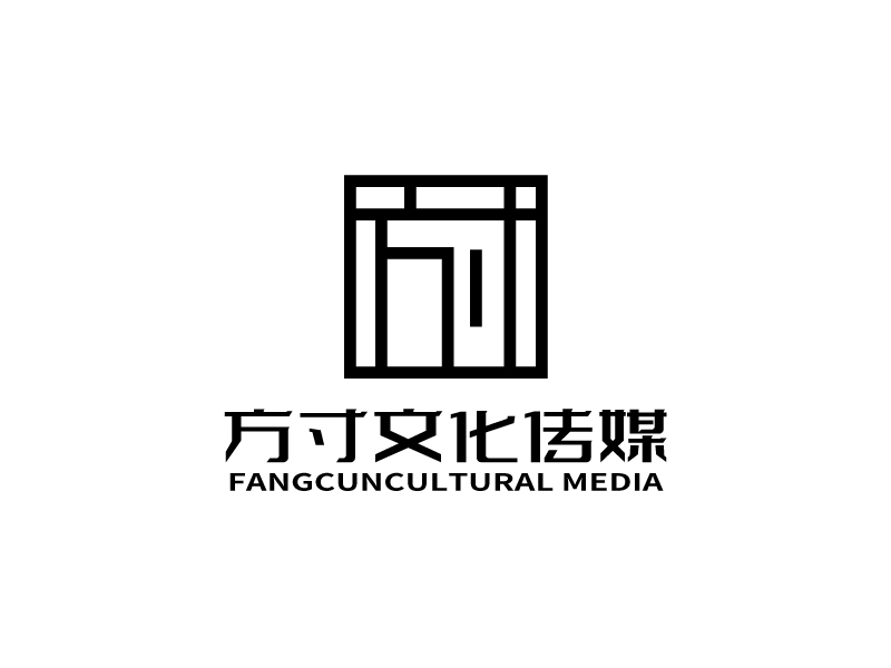 張俊的方寸文化傳媒logo設計