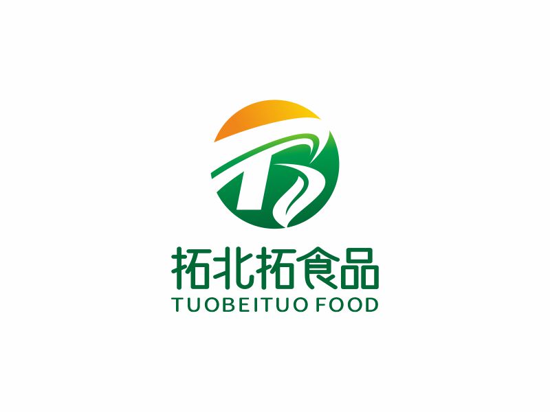 何嘉健的拓北拓食品logo設計