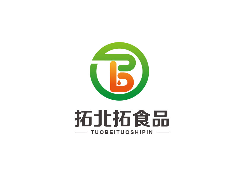 朱紅娟的拓北拓食品logo設計