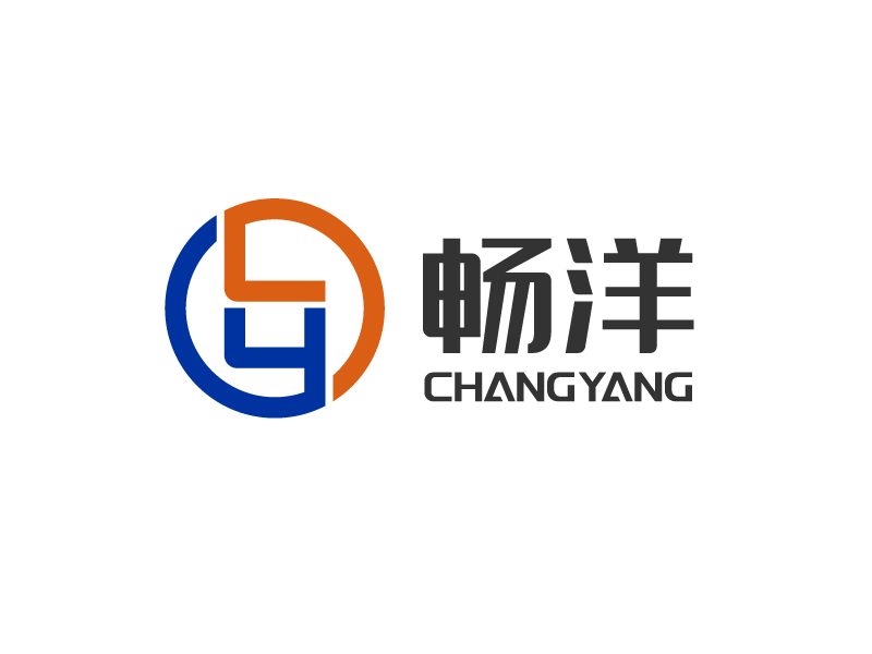 唐國強的暢洋logo設計