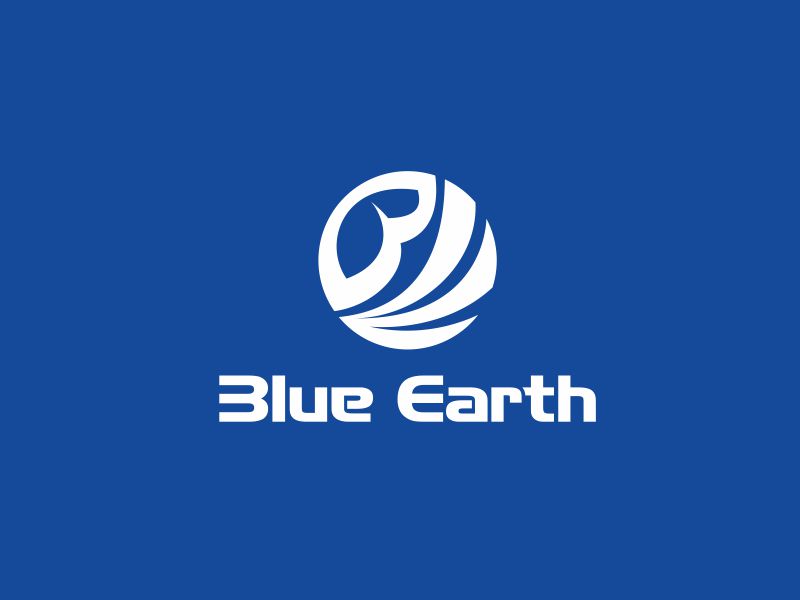 何嘉健的Blue Earth勞保用品行業(yè)logo設計