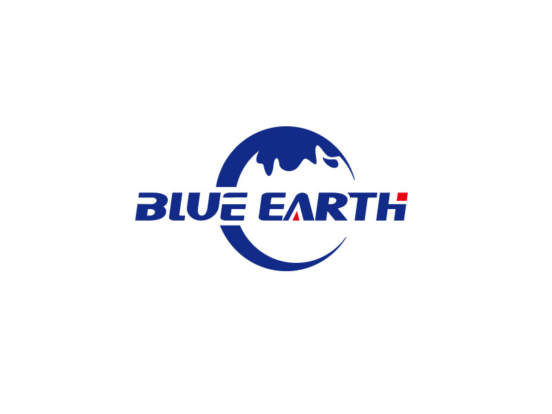 朱紅娟的Blue Earth勞保用品行業(yè)logo設計